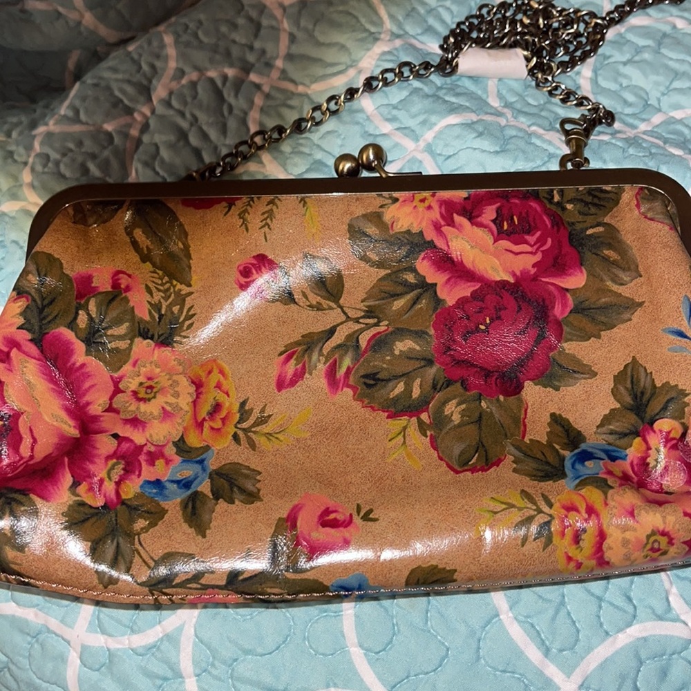 Patricia Nash Potenaz Leather Crossbody/Clutch